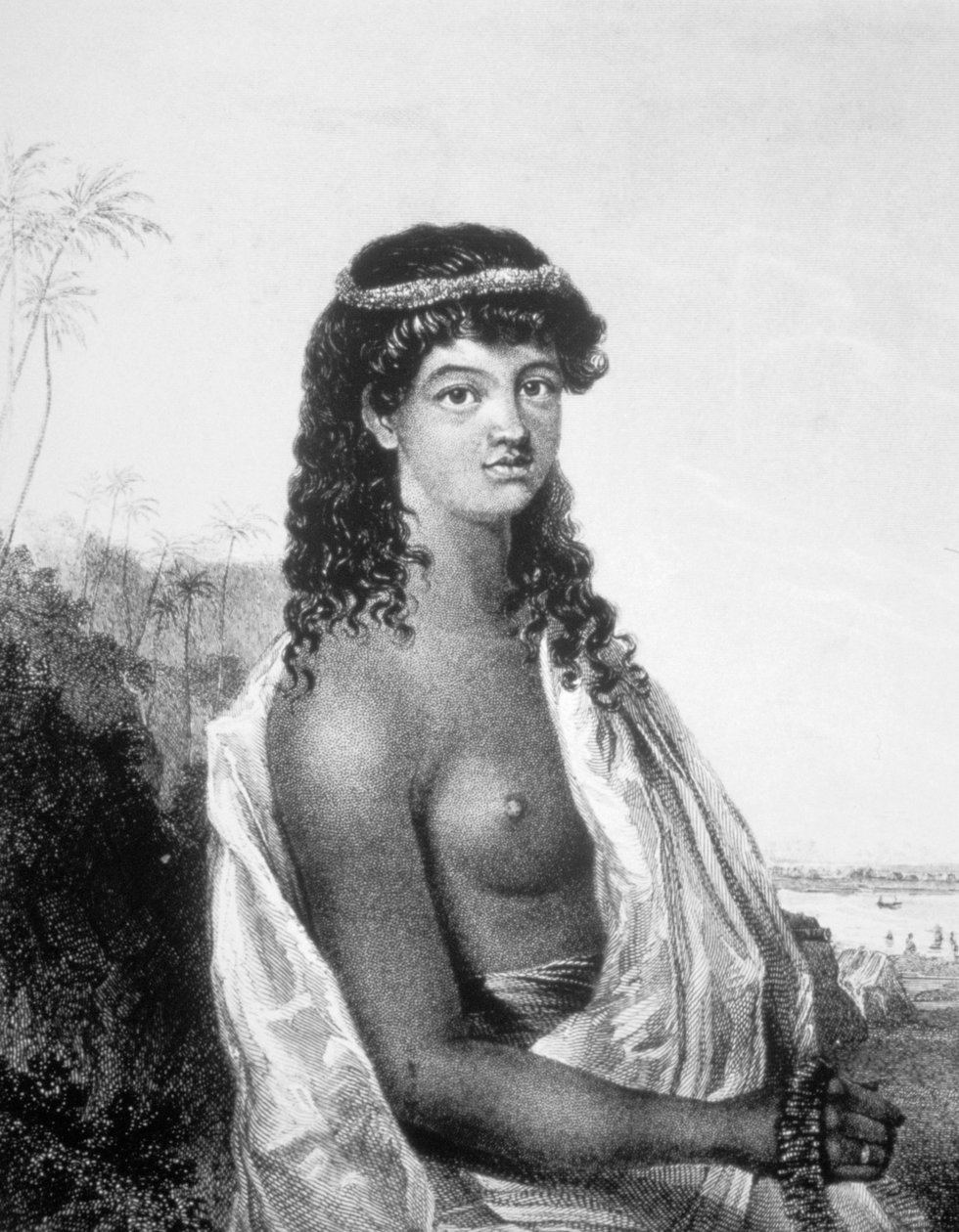 Mladá dívka ze Sandwich Isles Hawaii, c1826 od William Dampier