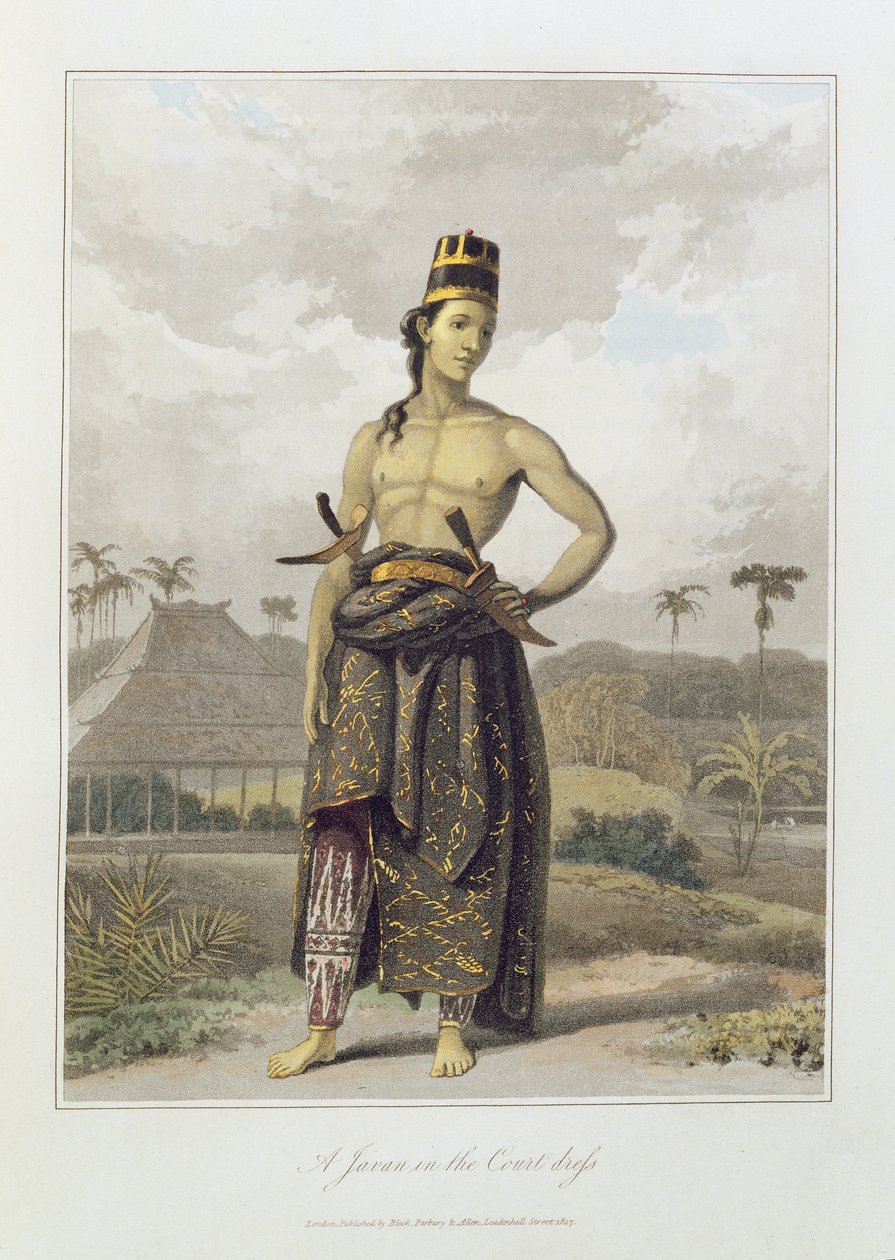 Javan in Court Dress, pl. 6 z I. dílu 