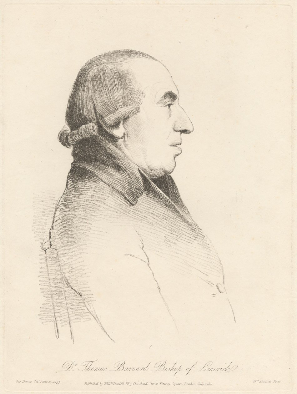 Dr. Thomas Barnard, biskup z Limericku od William Daniell