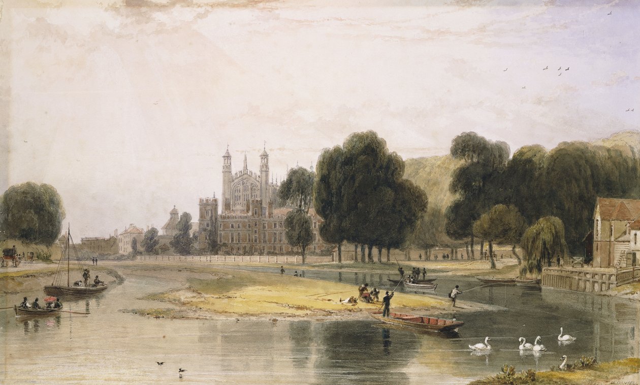 Eton College od William Daniell
