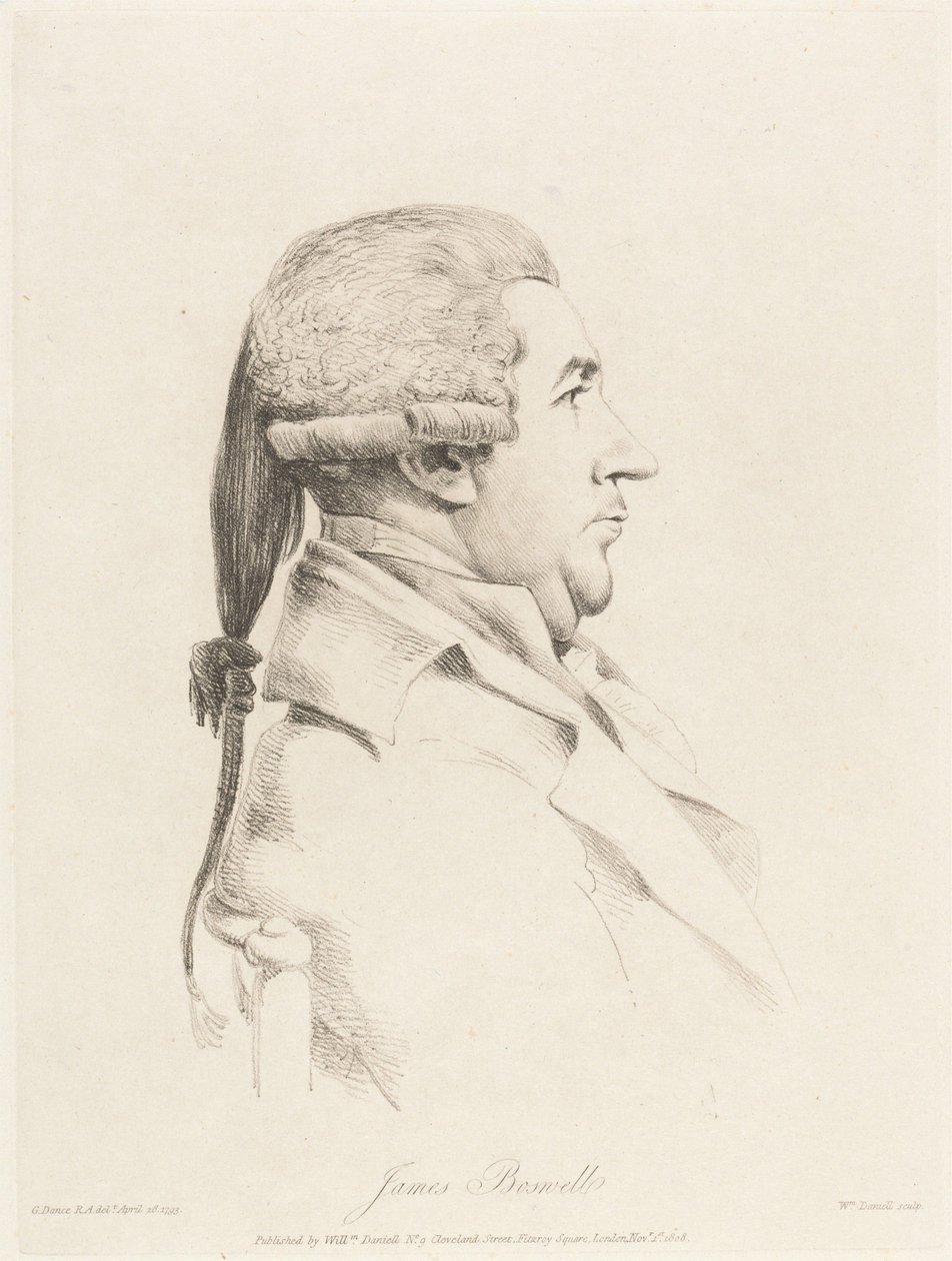 James Boswell od William Daniell
