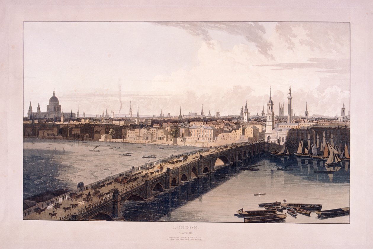 Londýnský most, 1804 od William Daniell