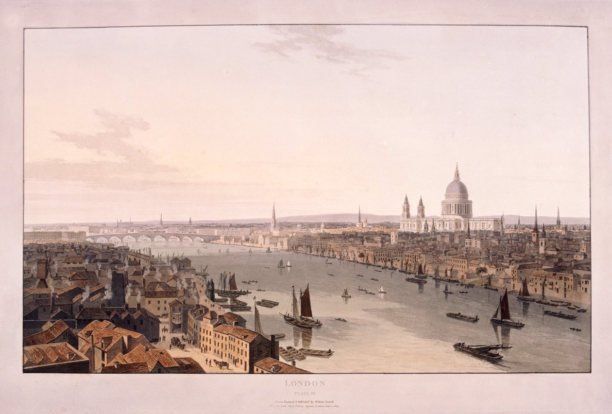 Londýnský most, 1804 od William Daniell