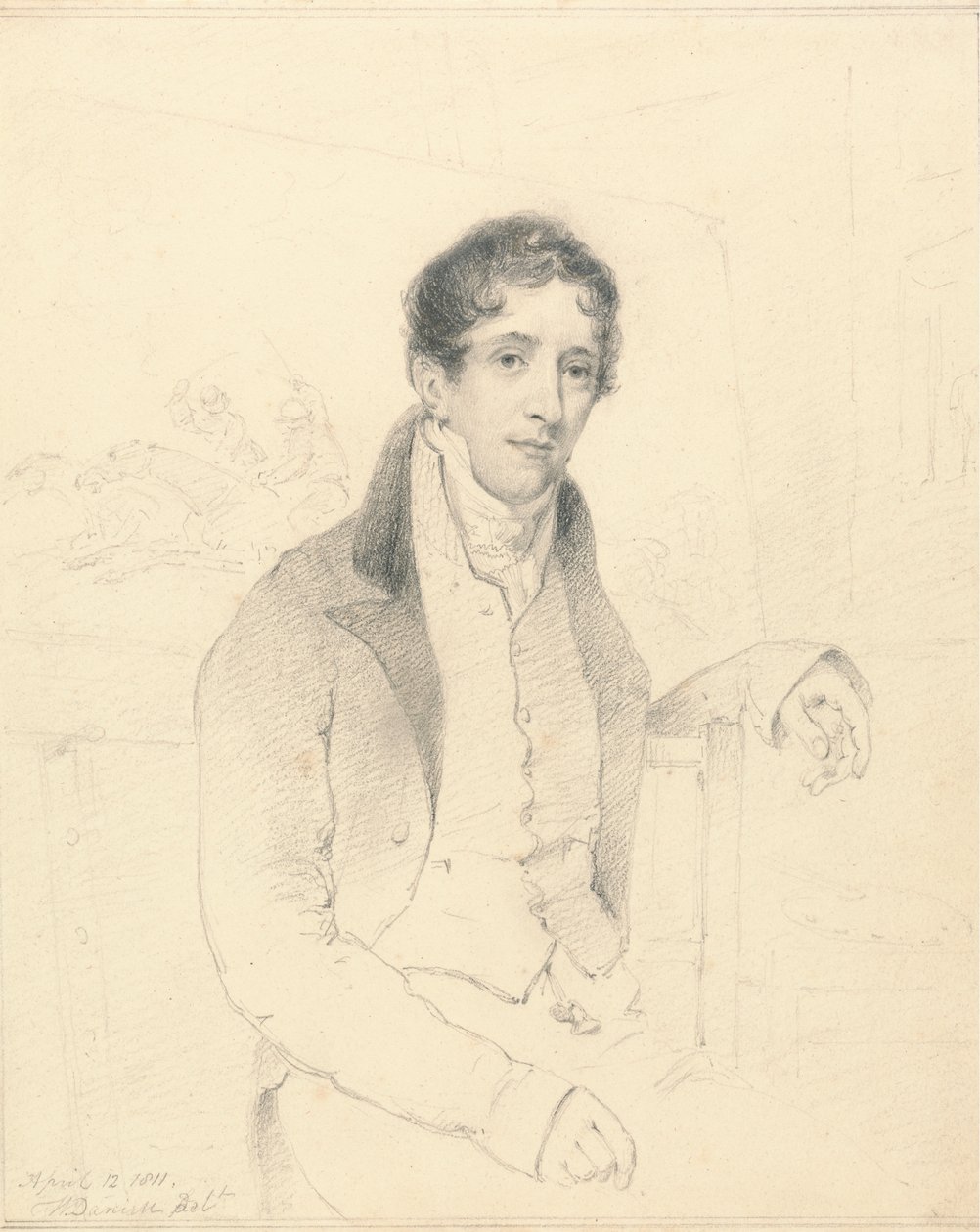 Portrét sportovního umělce, možná W. B. Daniella od William Daniell