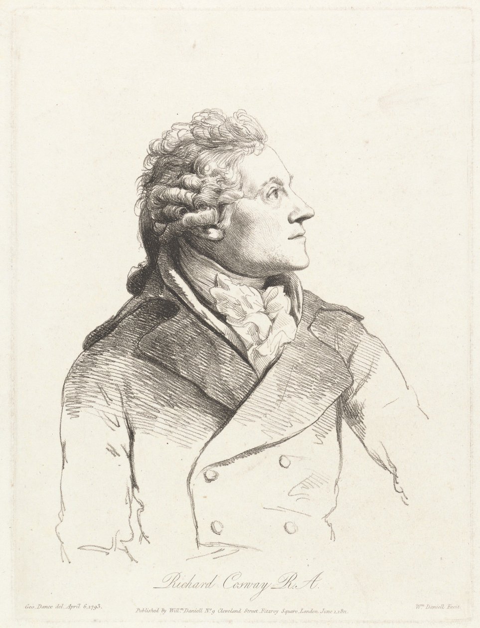 Richard Cosway, R.A. od William Daniell
