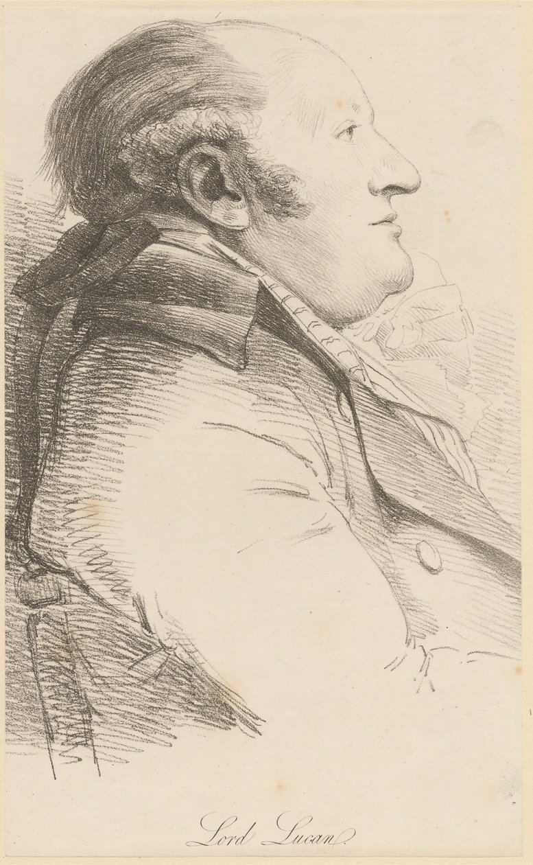 Sir Charles Bingham, první hrabě z Lucanu od William Daniell