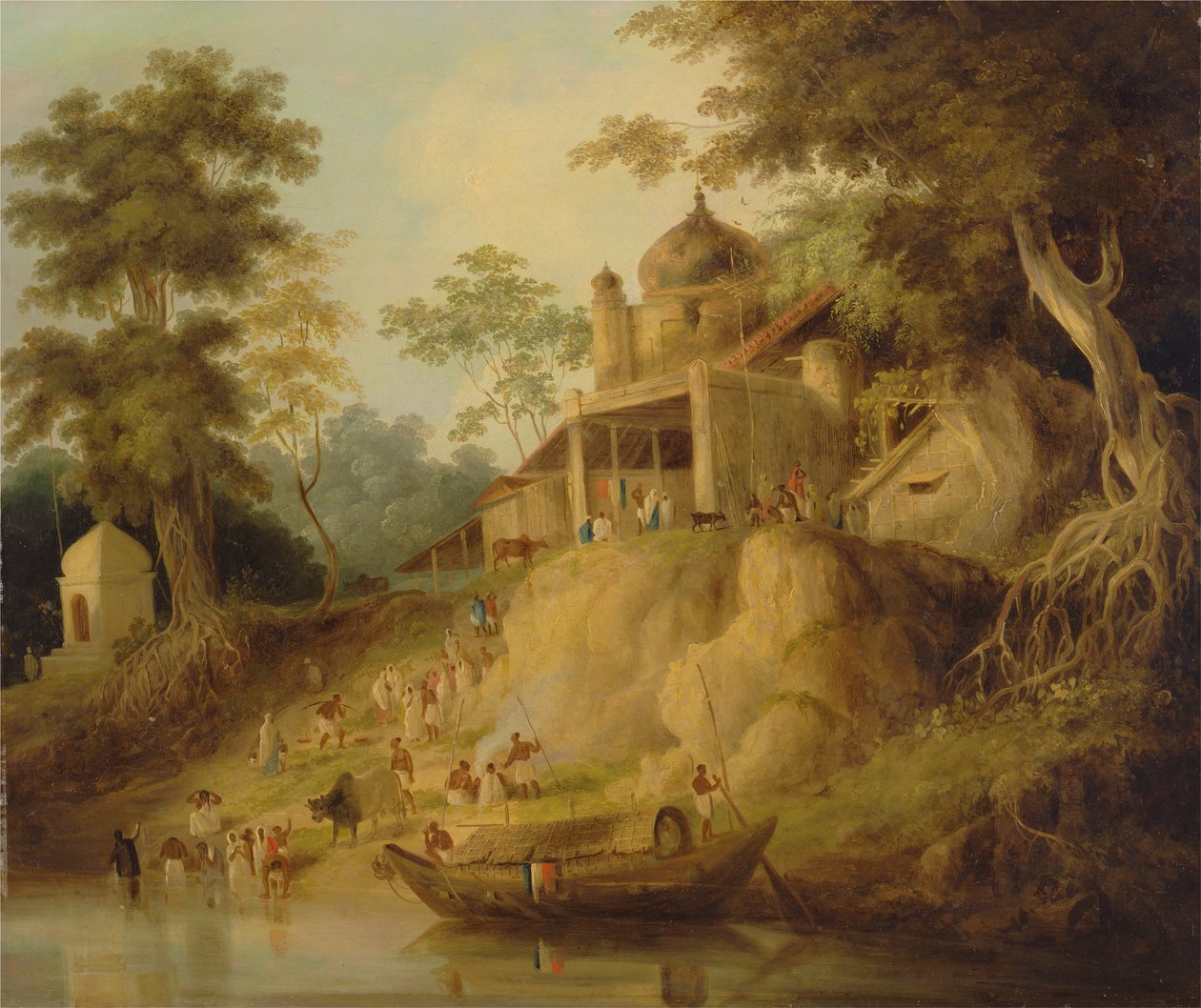 Břehy Gangy od William Daniell