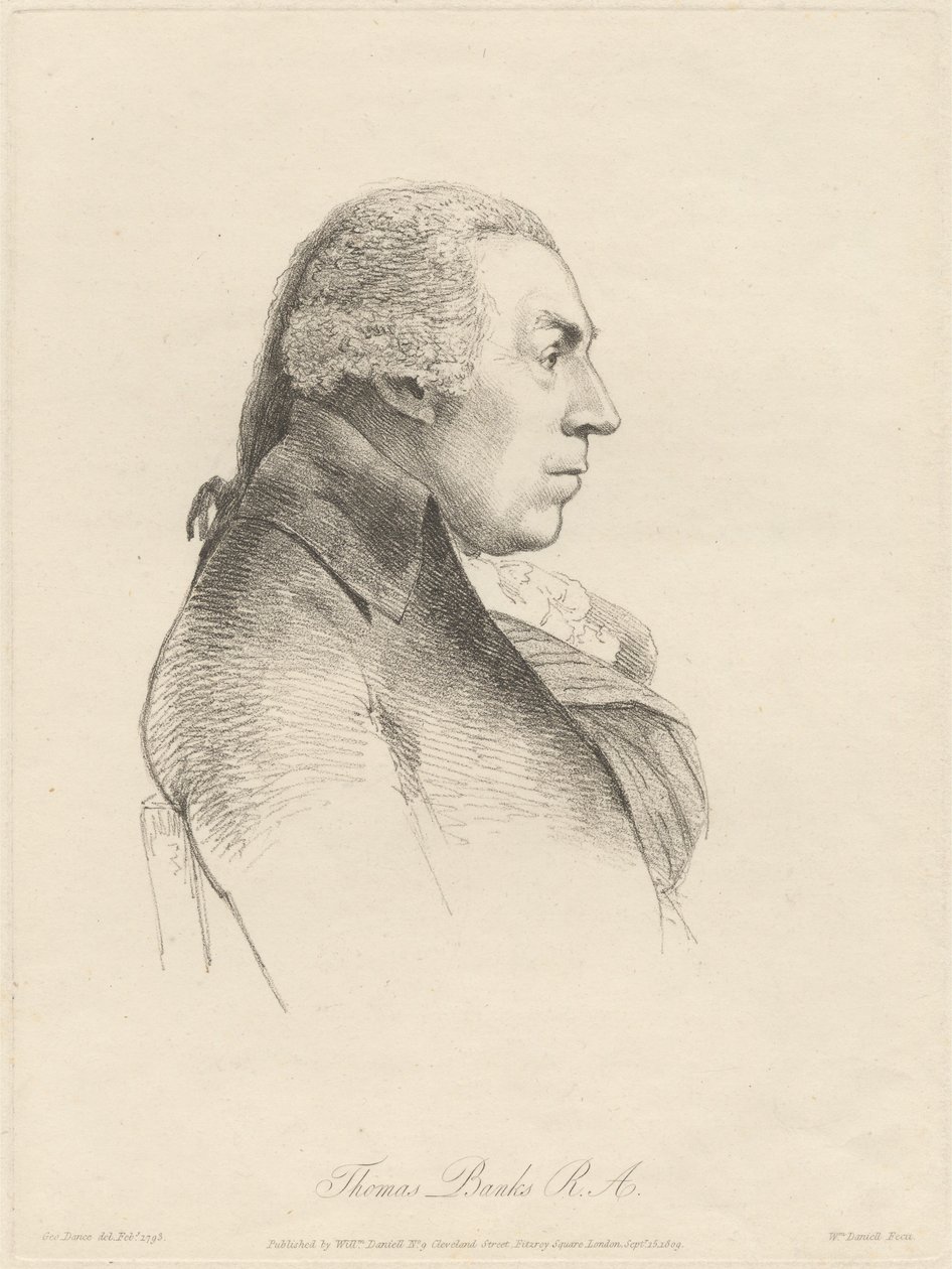 Thomas Banks, R.A. od William Daniell