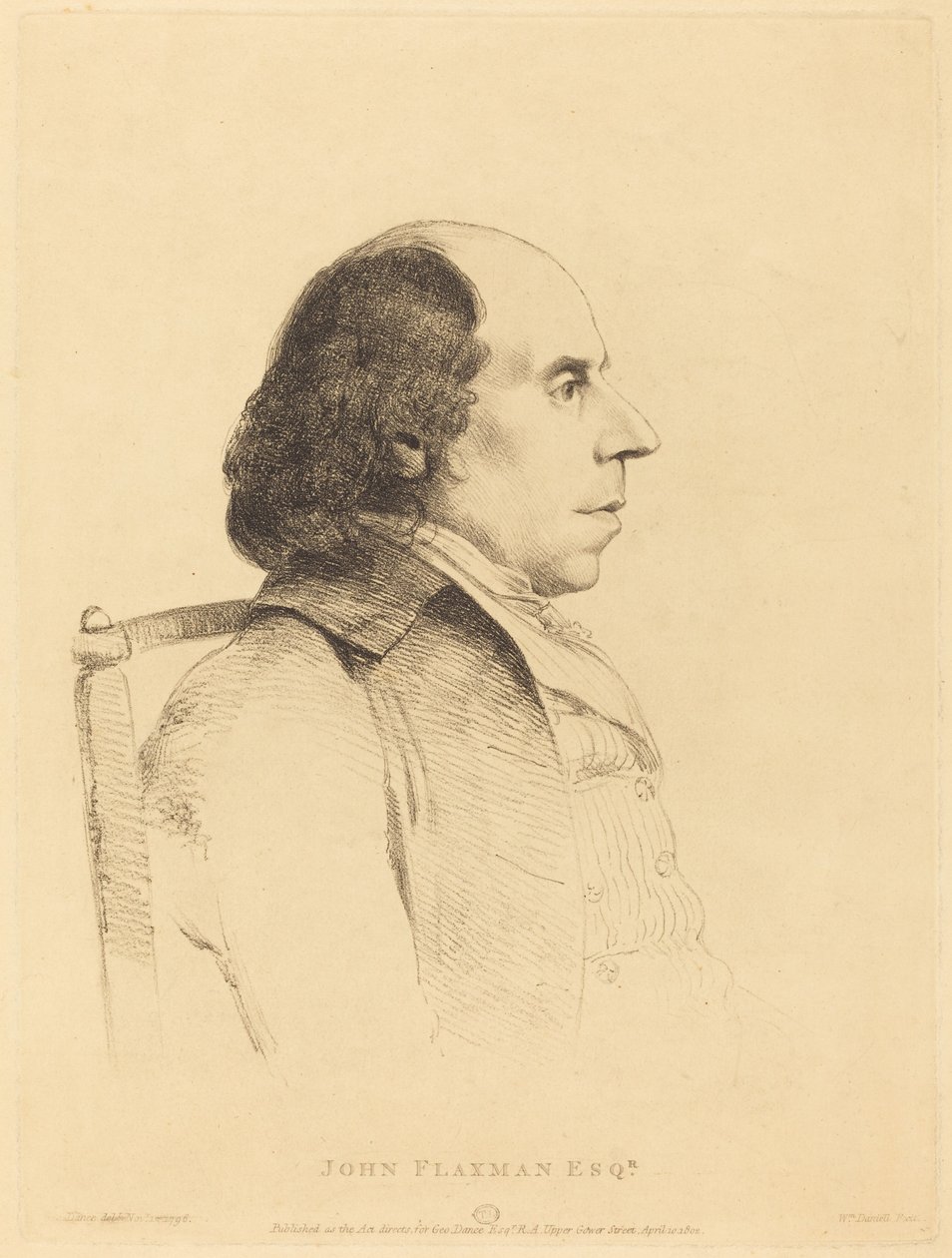 John Flaxman od William Daniell after George Dance II