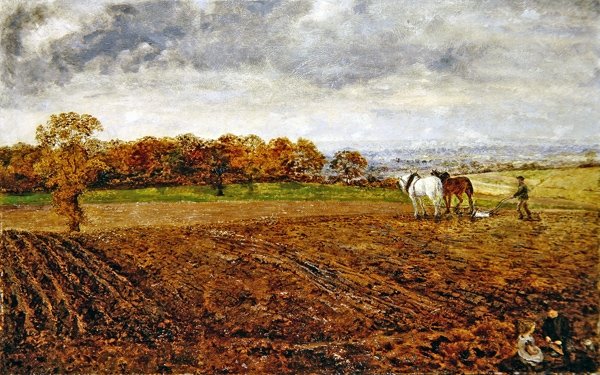 Orba v hrabství Cheshire (olej na plátně) od William Davis