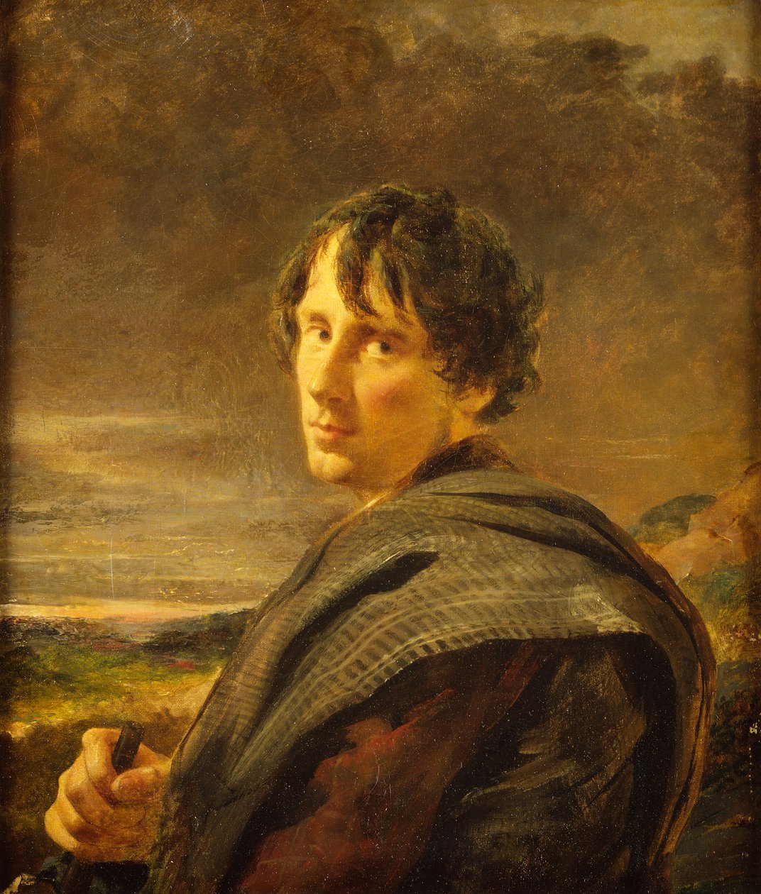 Autoportrét, asi 1852 (olej na plátně) od William Davis