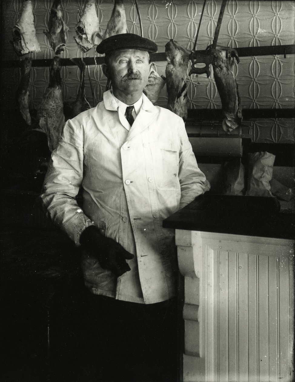 Řezník, cca 1910-21 od William Davis Hassler