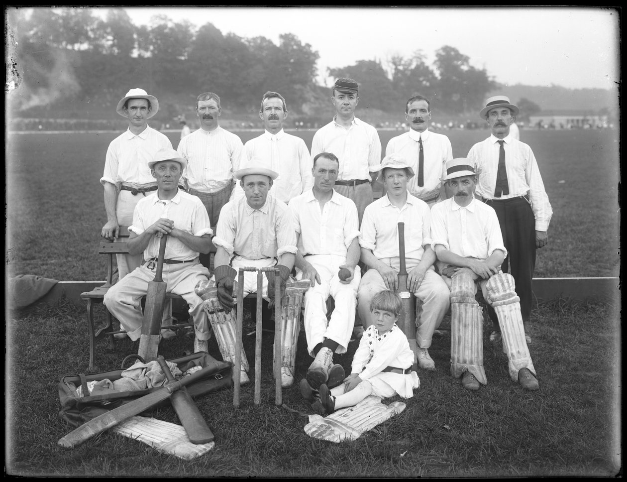Skupinový portrét kriketového klubu Holdsport, c.1911-12 od William Davis Hassler