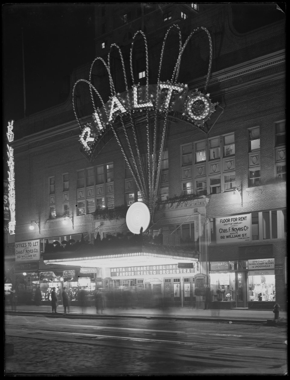 Osvětlený stan pro divadlo Rialto, New York City, 6. ledna 1917 od William Davis Hassler