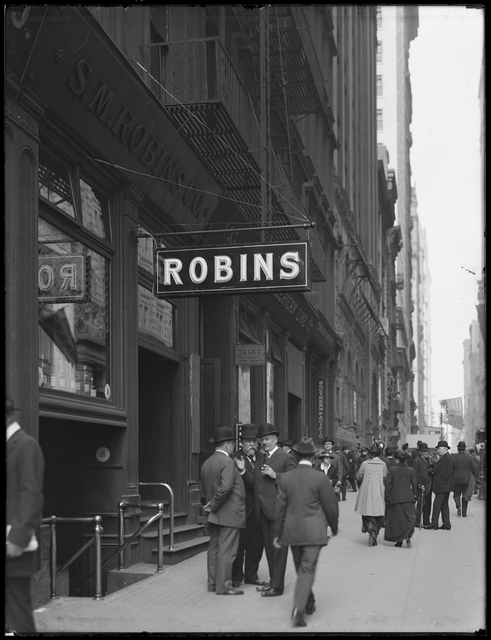 S.M. Podepsat Robins Co. na 35 Broadway, New York City, 2. května 1916 od William Davis Hassler