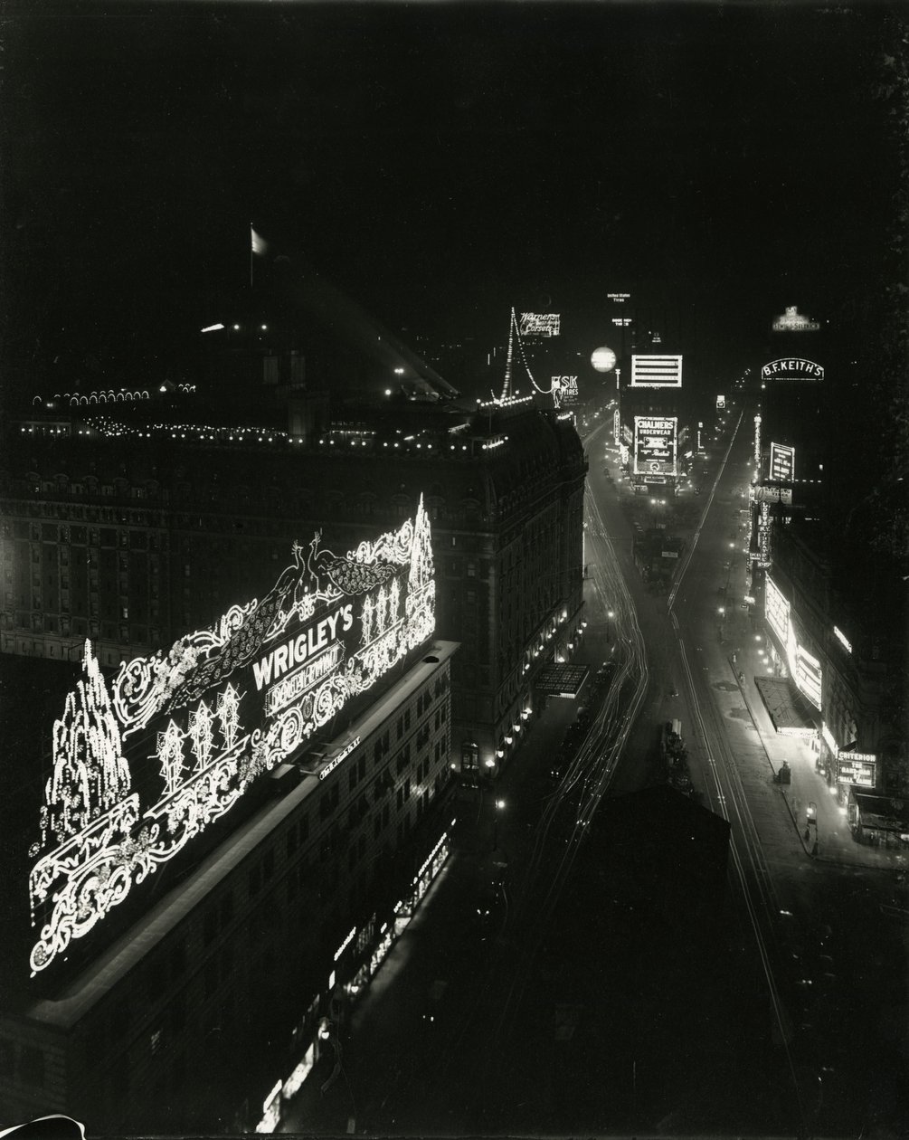 Times Square, ze 16. patra Times Building, 1917 od William Davis Hassler