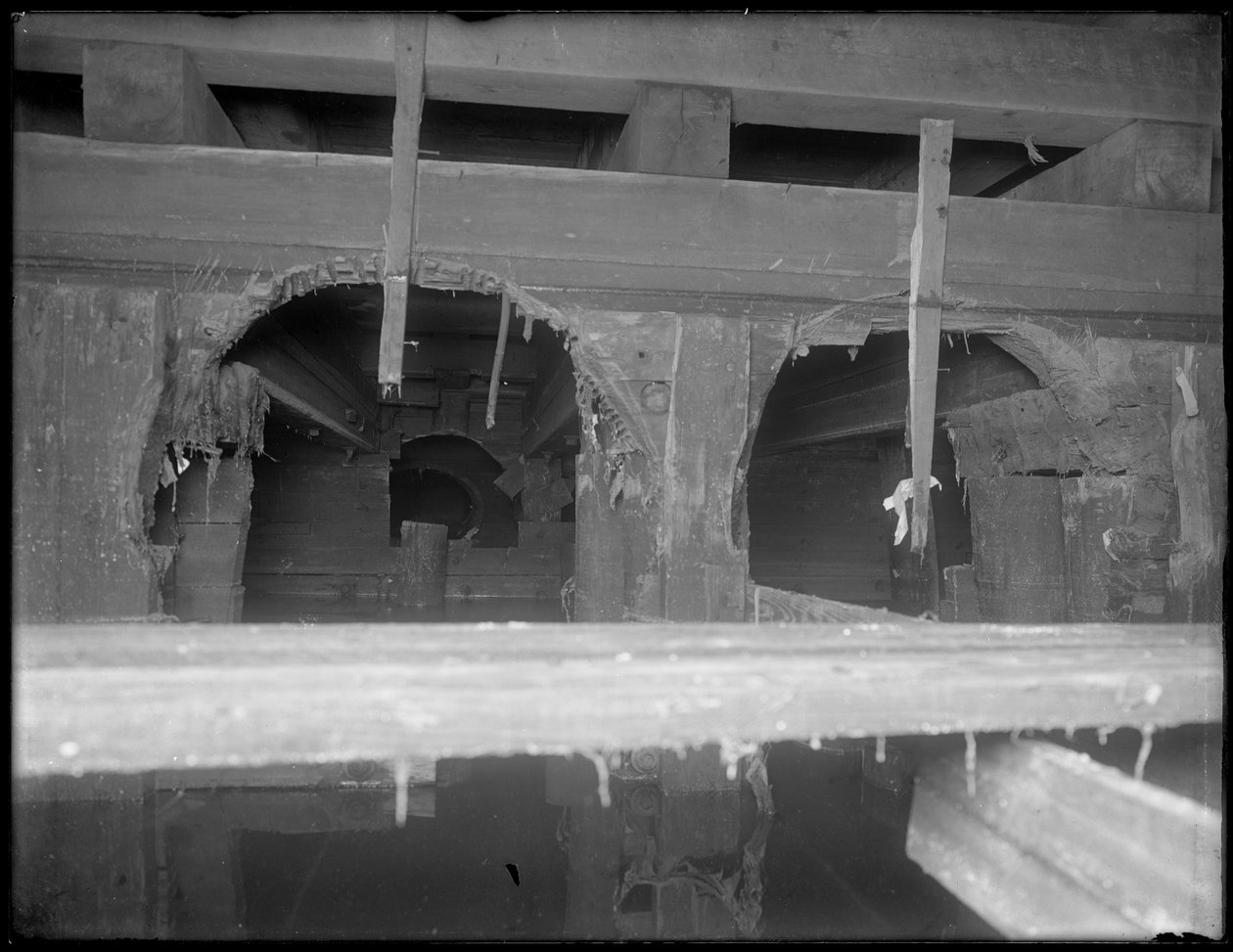 Pohled do kanalizace W. 129th Street, New York, c.1911 od William Davis Hassler