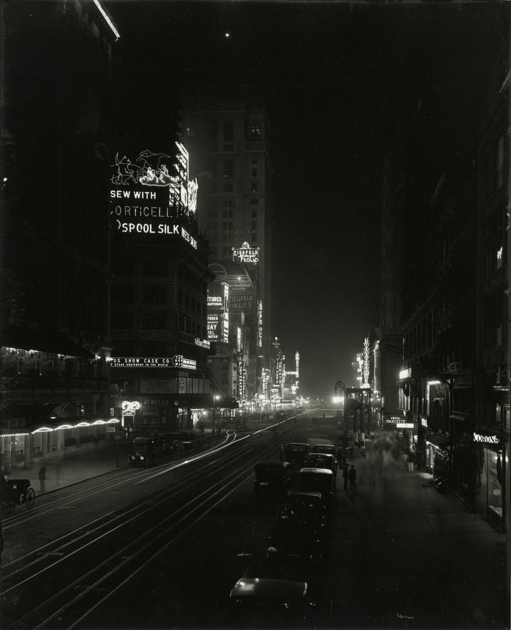 West 42nd Street, 1917 od William Davis Hassler
