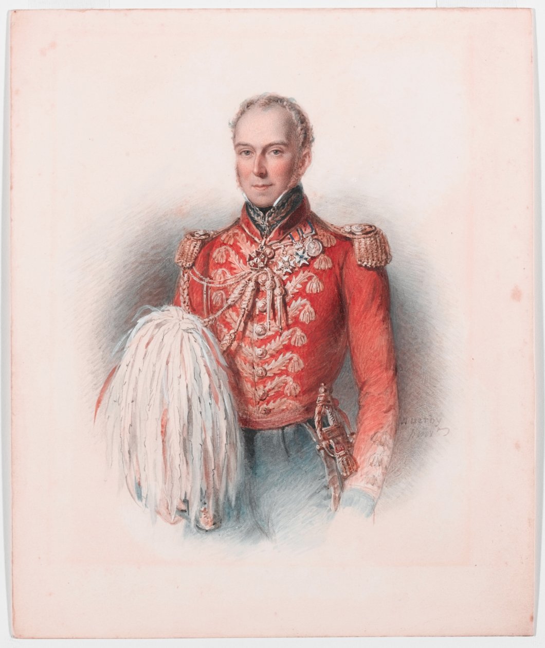 Generálmajor William George Keith Elphinstone, circa 1837 od William Derby