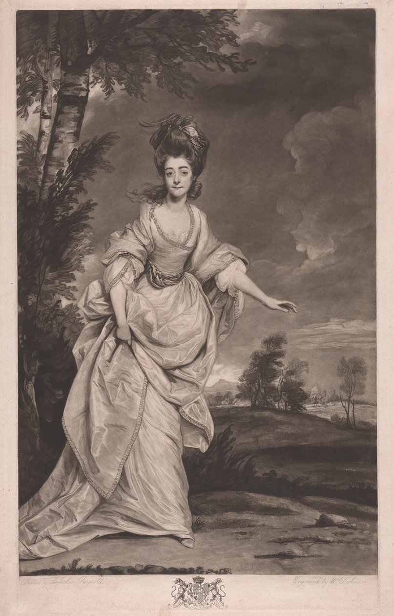 Diana, vikomtesa Crosbie od William Dickinson