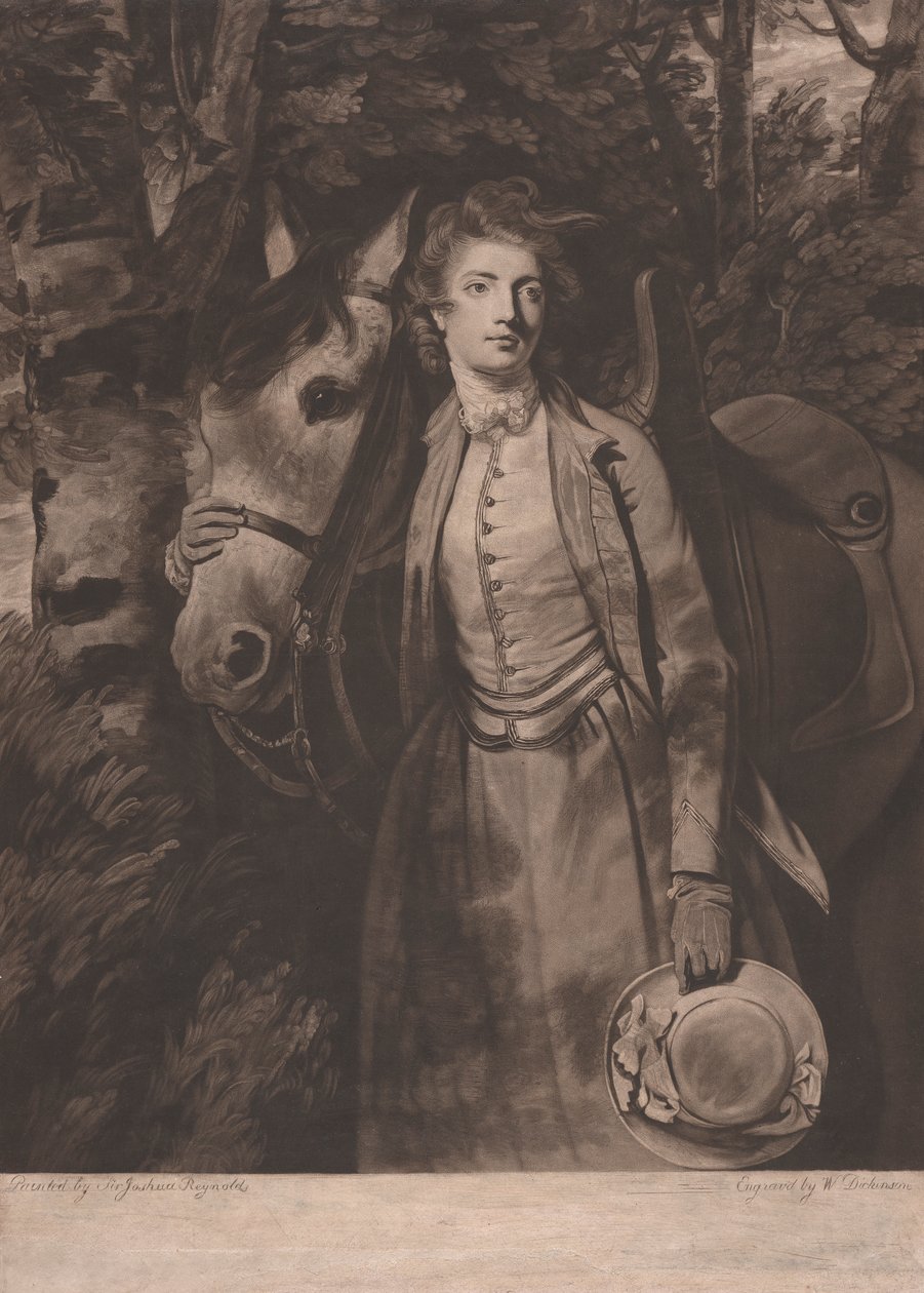 Lady Charles Spencer od William Dickinson