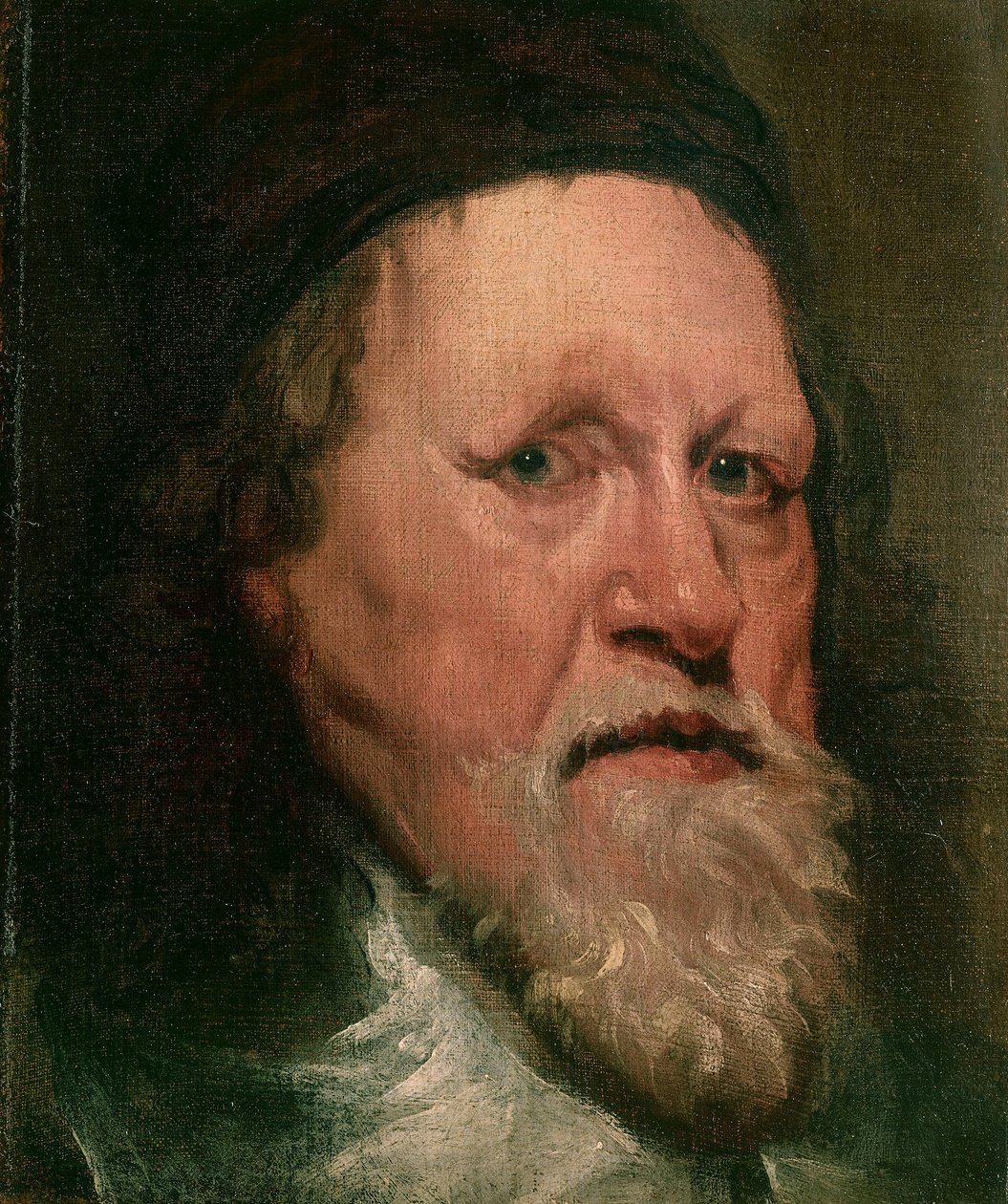Portrét scénografa a architekta Iniga Jonese (1573-1652) od William Dobson