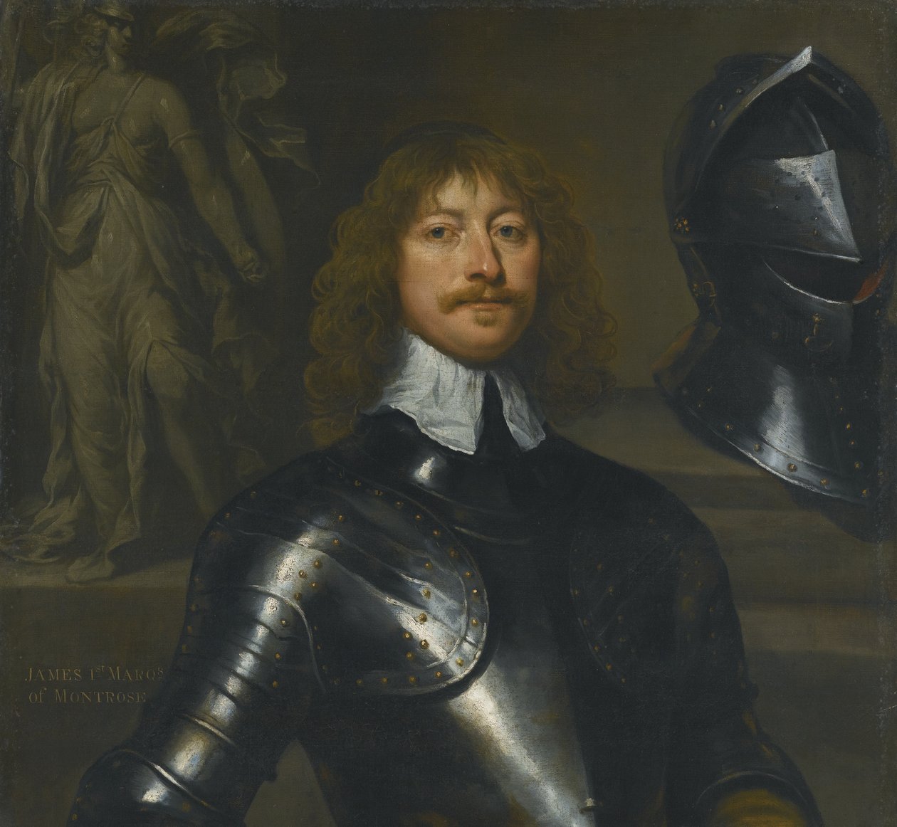 Portrét Jamese Grahama, 1. markýze z Montrose 1612-1650 od William Dobson