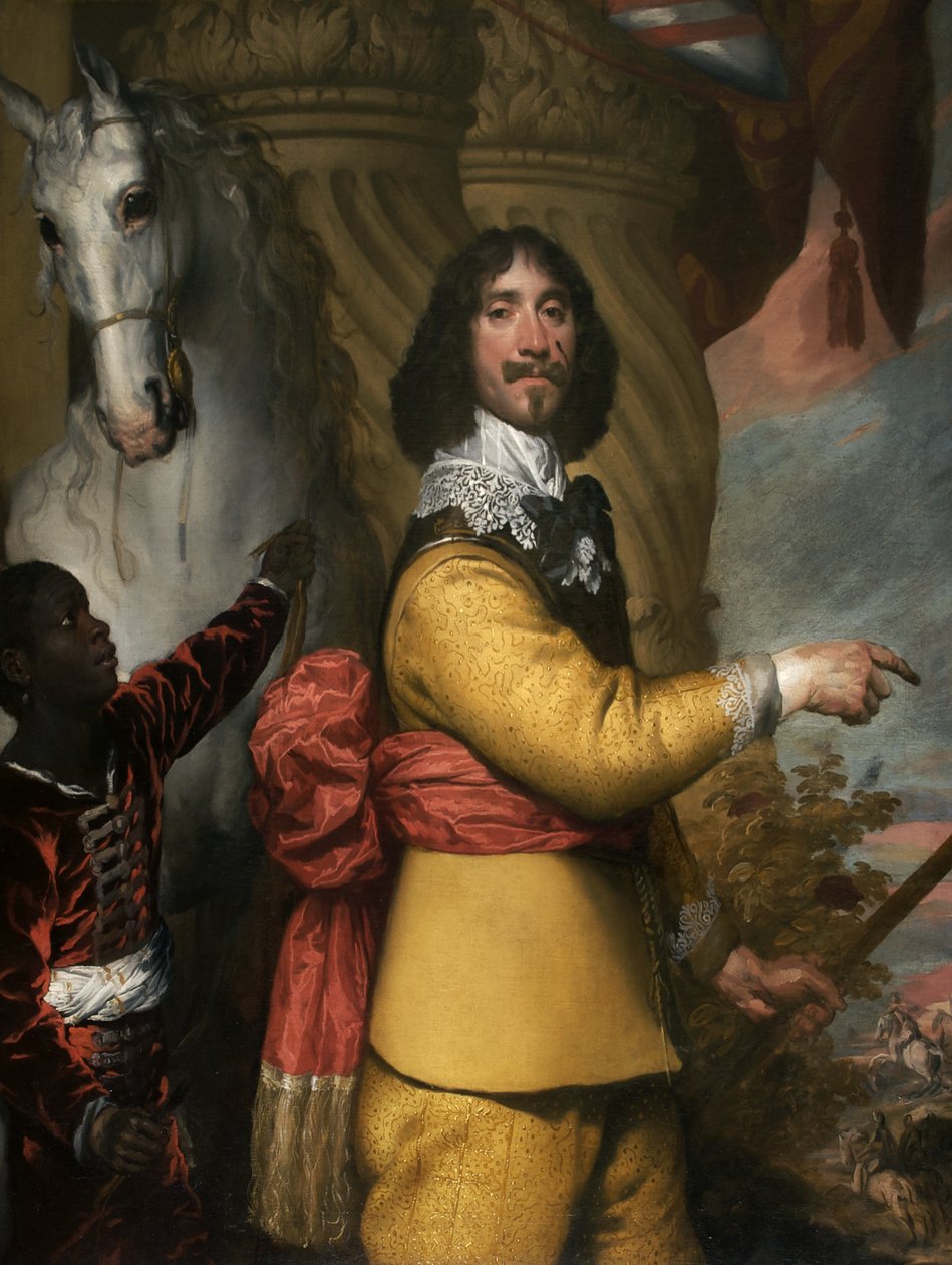 Portrét Jana, 1. lorda Byrona (asi 1600-52), asi 1643 od William Dobson