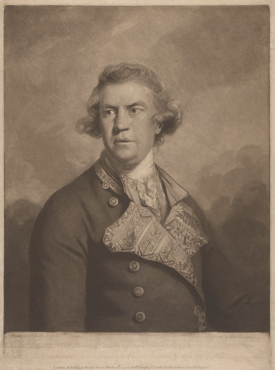 Ctihodný Augustus Keppel od William Doughty