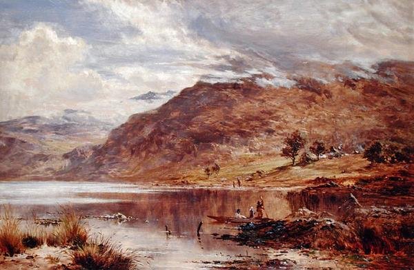 Cum Bychan, poblíž Harlech, Wales od William E. Harris