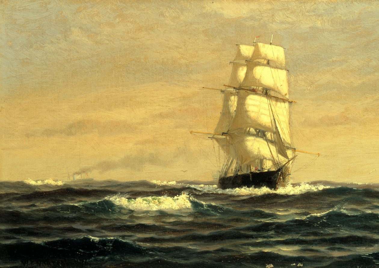 Plachetnice - u pobřeží státu Maine od William E. Norton