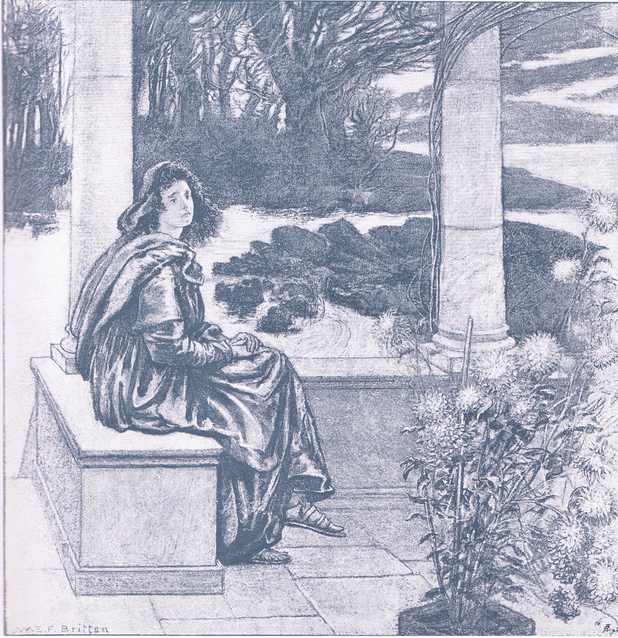 listopadu, z The Magazine of Art 1893, Cassell and Company od William Edward Frank Britten