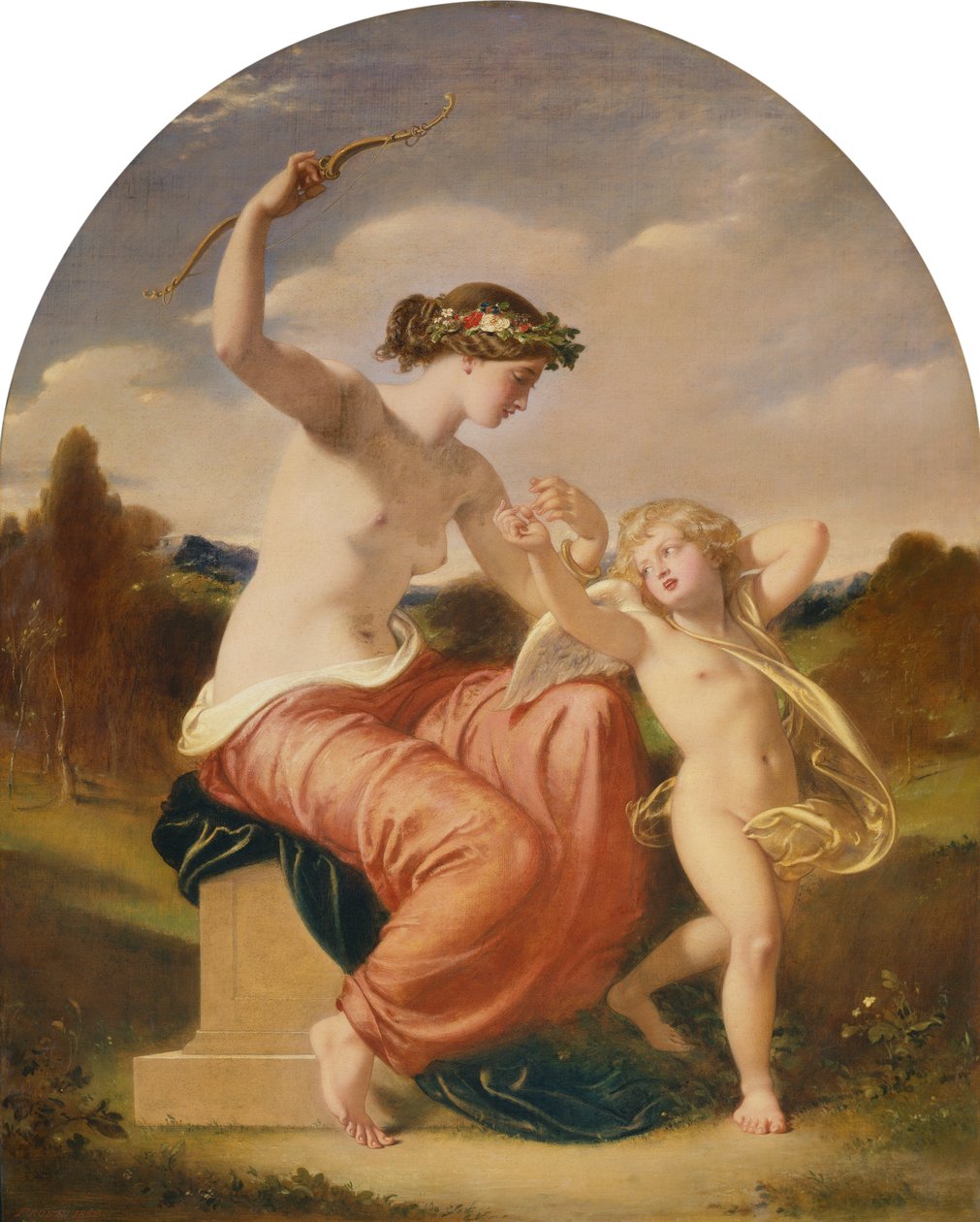 Venuše odzbrojující Amor od William Edward Frost
