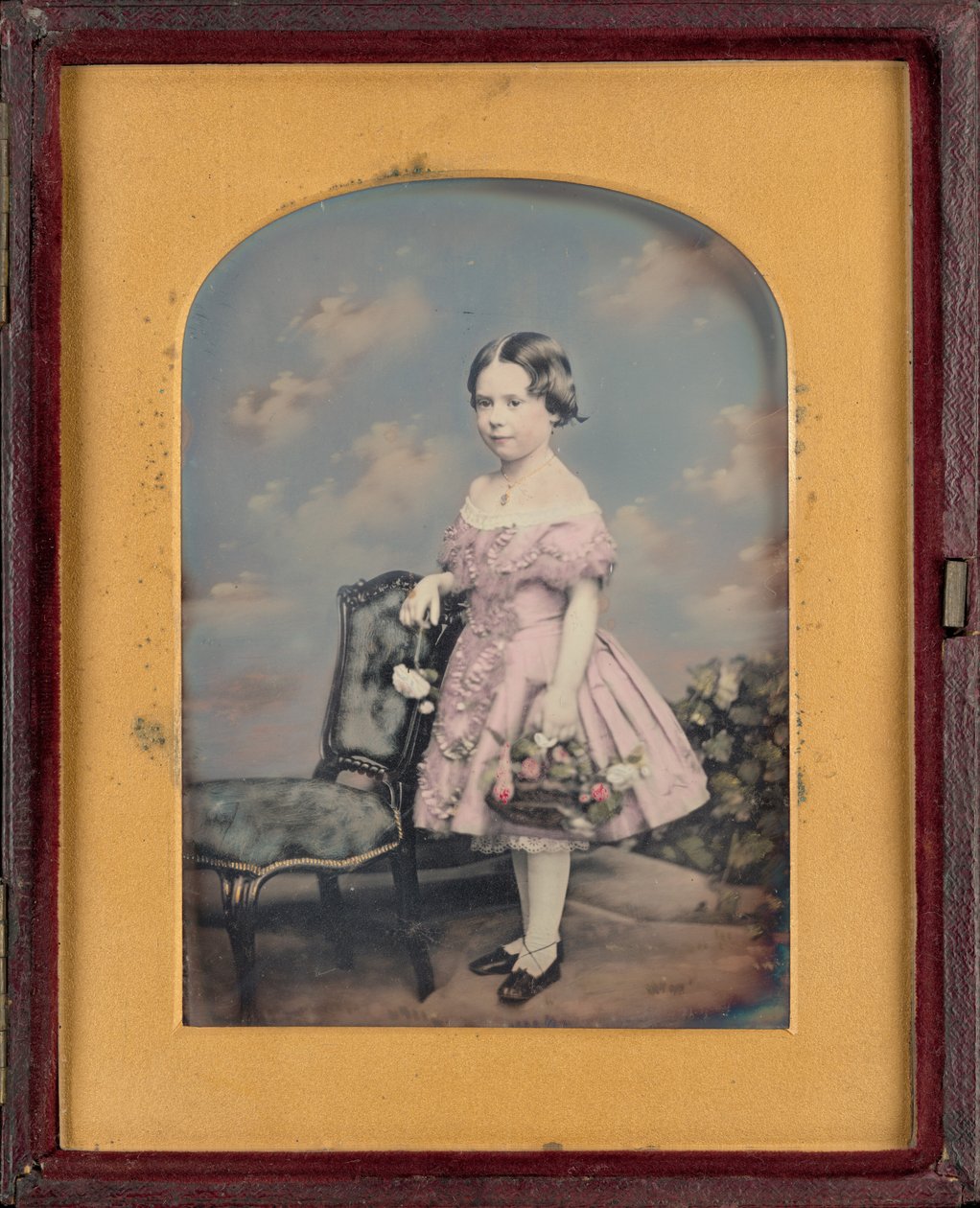 Portrét dívky, cca. 1852 (foto) od William Edward Kilburn