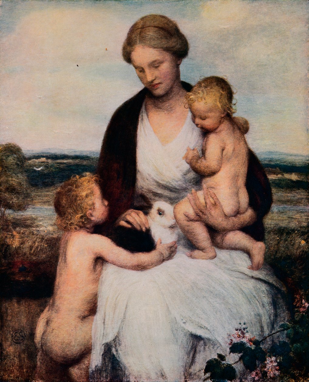 Moje myšlenky jsou mé děti, c1900, 1912 od William Edward Stott