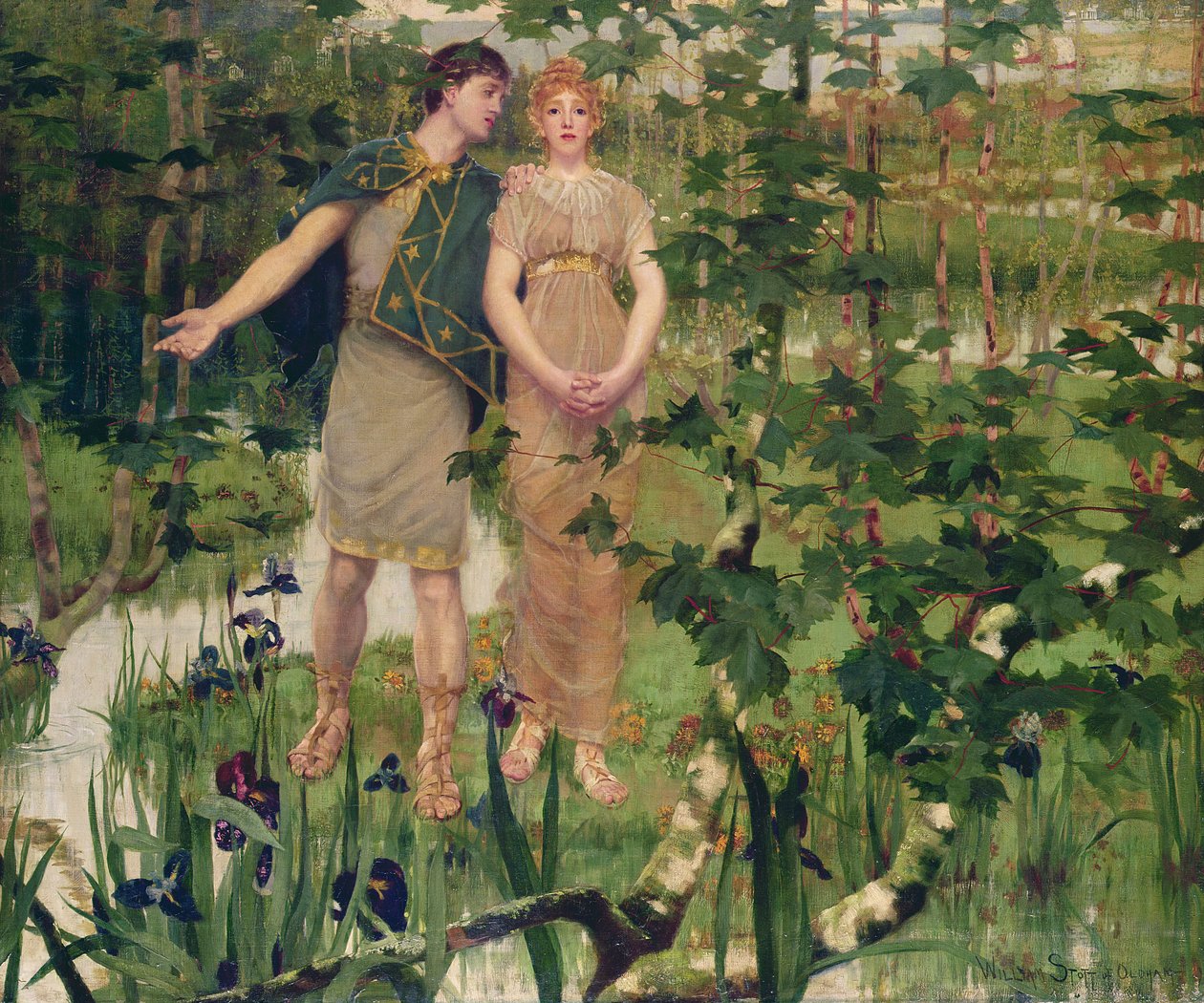Šťastné údolí, 1898 od William Edward Stott