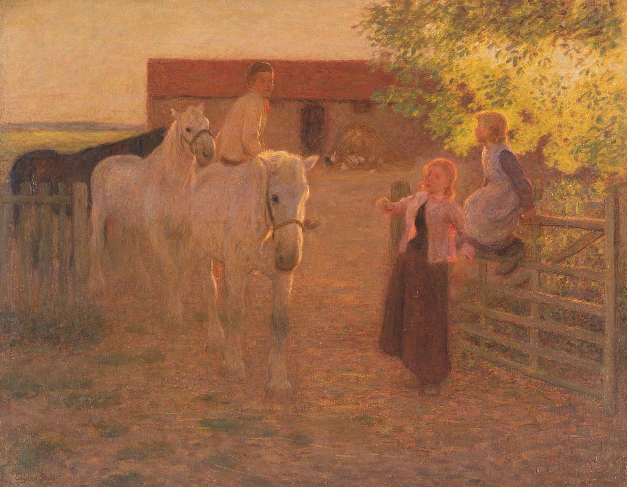 Stará brána, kolem roku 1896 (olej na plátně) od William Edward Stott