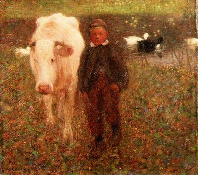 Bílá kráva od William Edward Stott