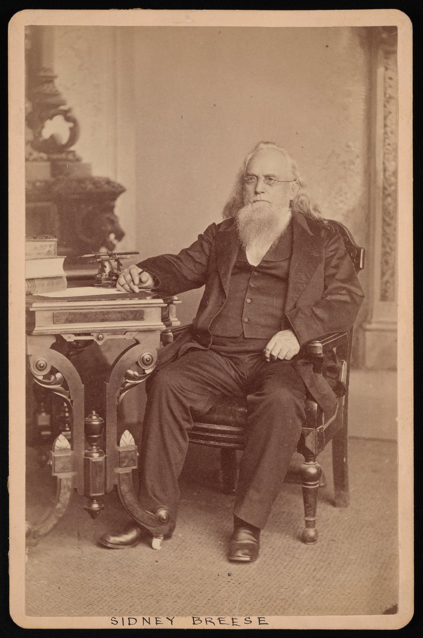 Portrét Sidney Breese 1800-1878, před rokem 1878. od William Emory Bowman