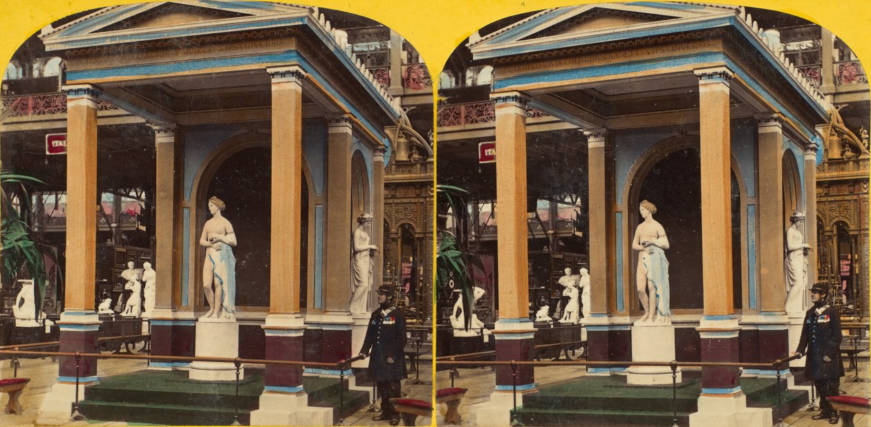 86 Stereografické pohledy na mezinárodní výstavu z roku 1862, 1862. od William England