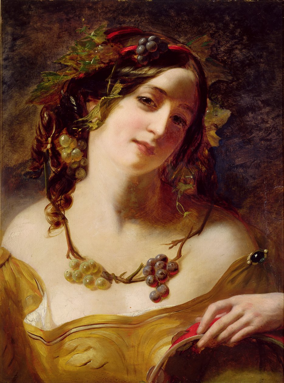 Bakchantka (olej na mlýnské lepence) od William Etty