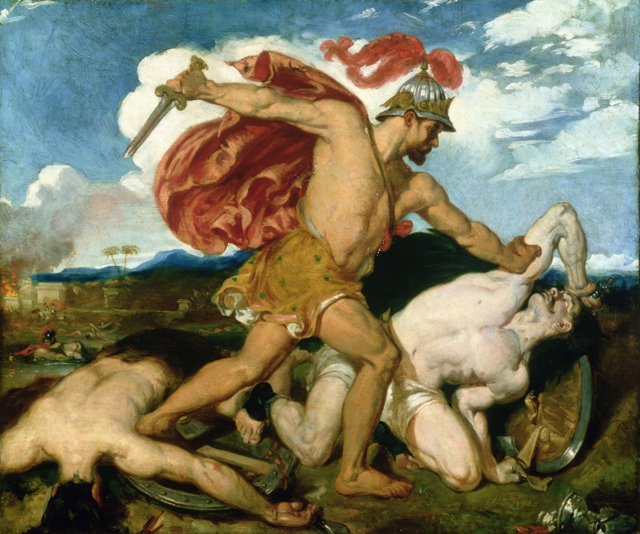 Benajáš, asi 1829 (olej na plátně) od William Etty