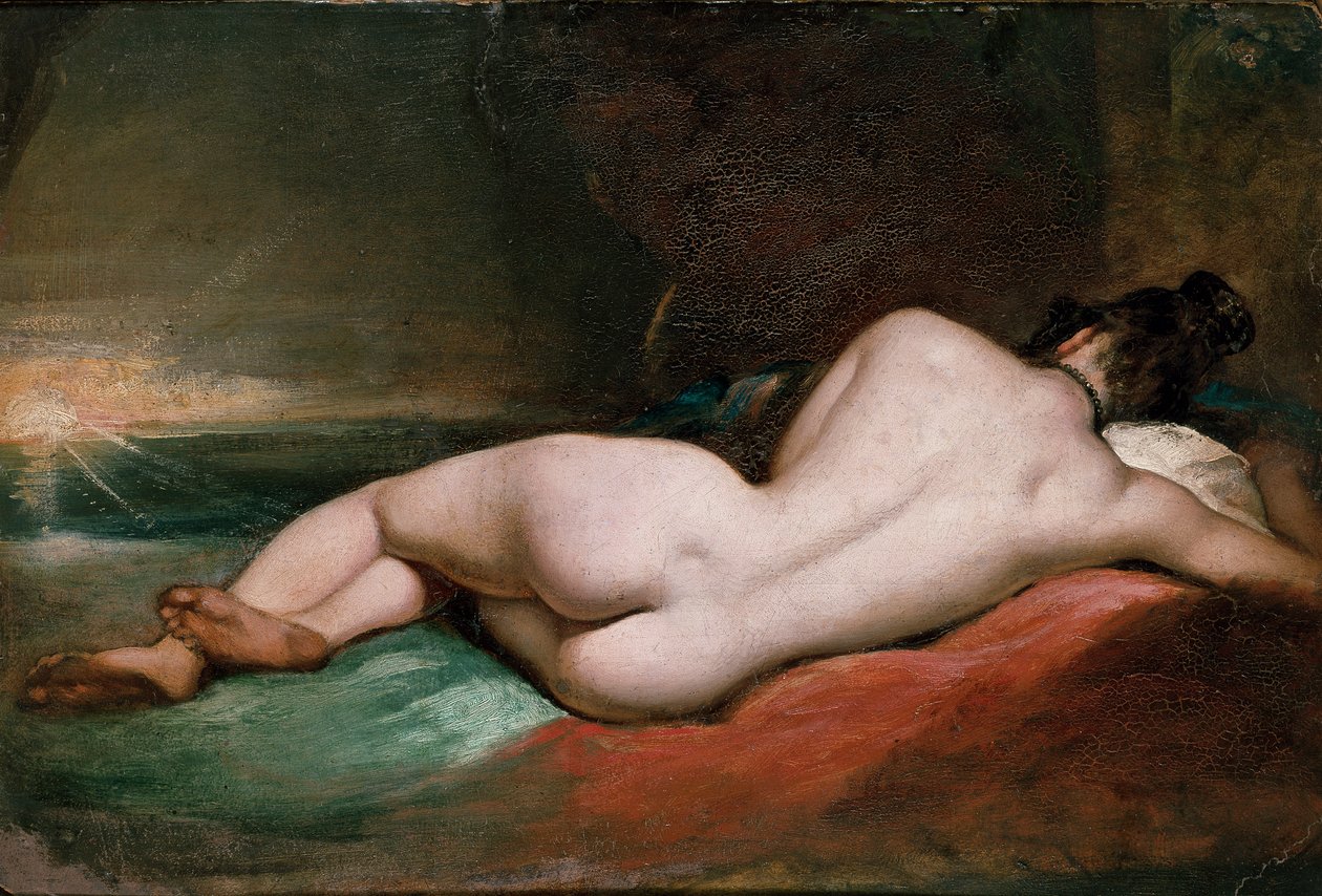 Nahá žena ležící, počátek 19. století. od William Etty