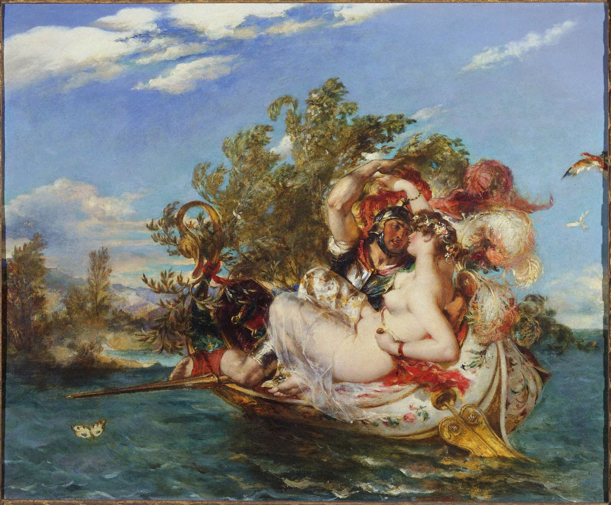 Phaedria a Cymochles od William Etty