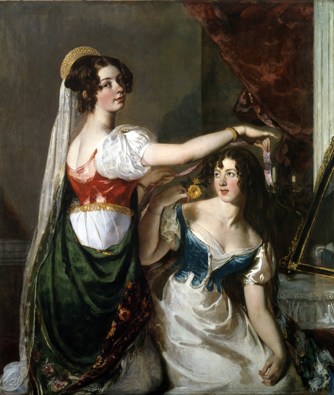 Příprava na maškarní ples od William Etty