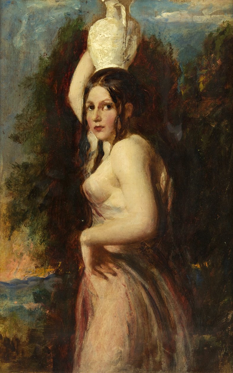 The Water Carrier (olej na desce) od William Etty