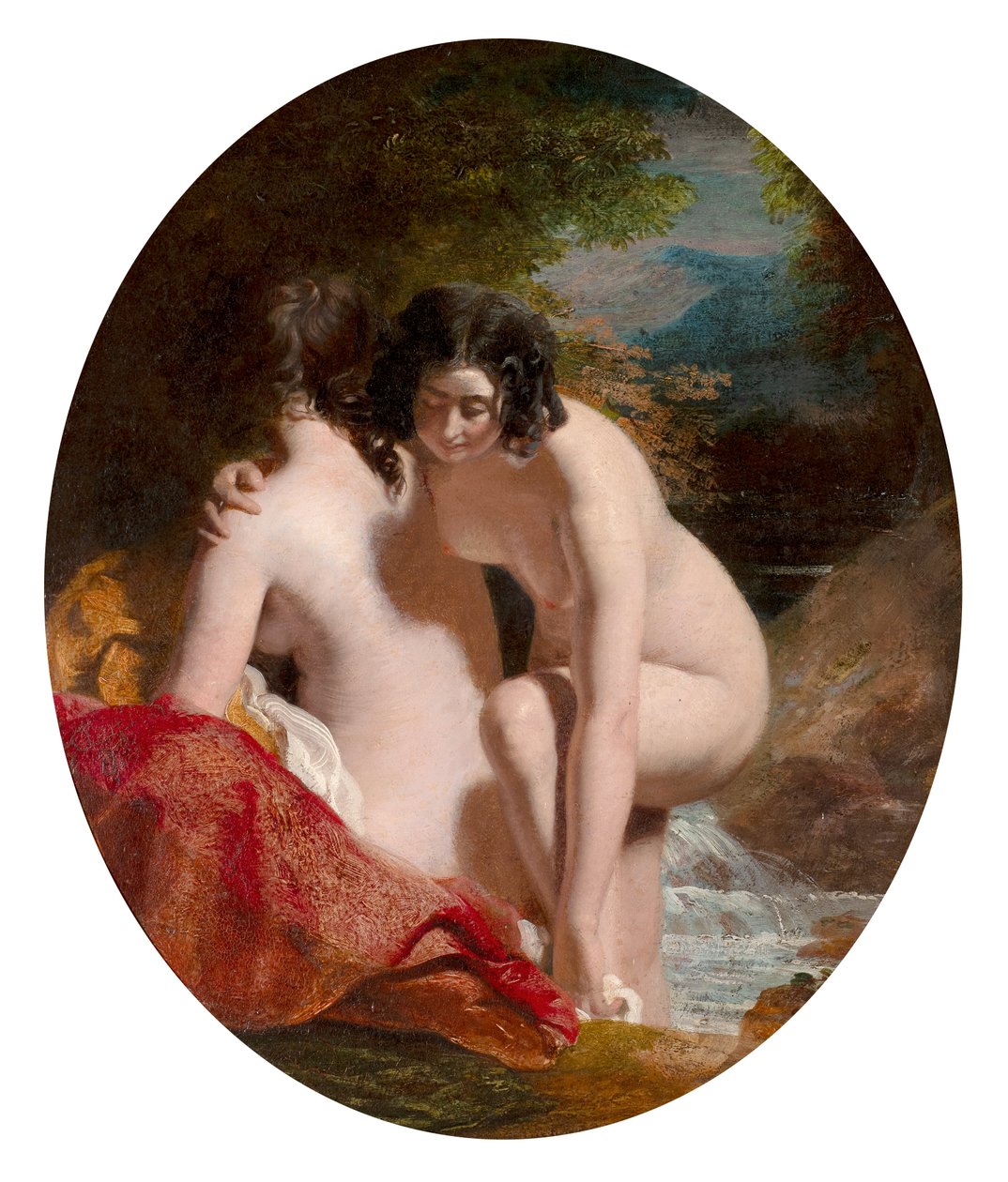 Koupající se ženy (olej na desce) od William Etty