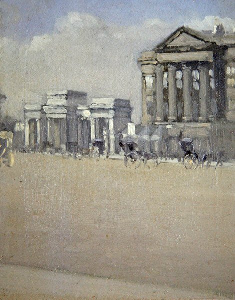 Hyde Park Corner, kolem roku 1892 (olej na plátně) od William Evelyn Osbourne