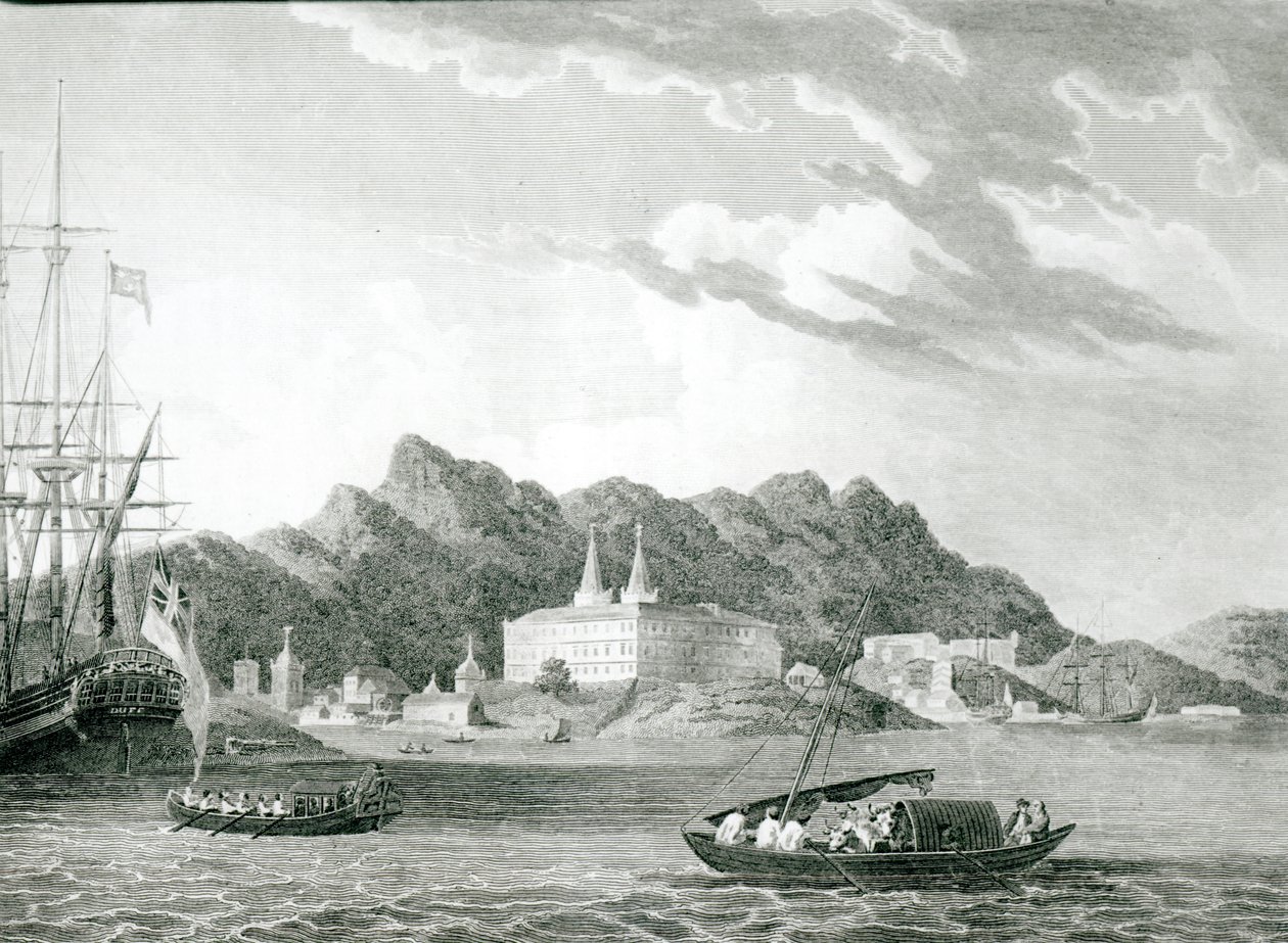 Přístav Rio Janeiro s benediktinským klášterem, od William F. Wilson