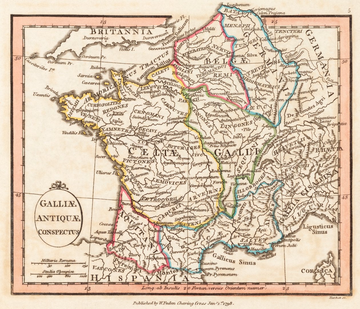 Ancient Gaul. Map.   1423253   cs       czech Successfully Translated  Original: LAssiette au Beurre, number 71, Satirique en N & B Translat: L